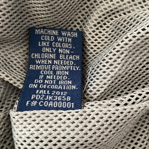 PGA Tour Gray Windbreaker Jacket - Picture 4 of 6